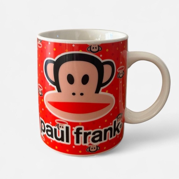 Paul Frank Julius Monkey Red Ceramic Mug – New Collectible - Picture 2 of 4